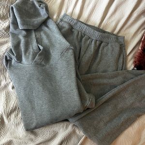 Grey hoodie and joggers set